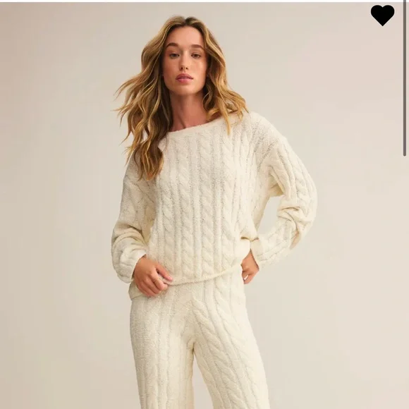 NWHT Z SUPPLY CAROL CABLE KNIT TOP SOLD OUT SIZE L - Picture 1 of 4